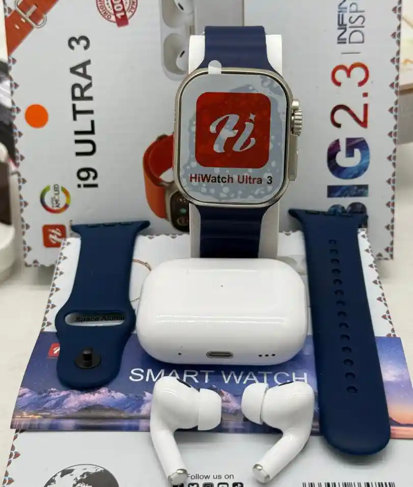 i9 Ultra 3 (Smartwatch + Earbuds)